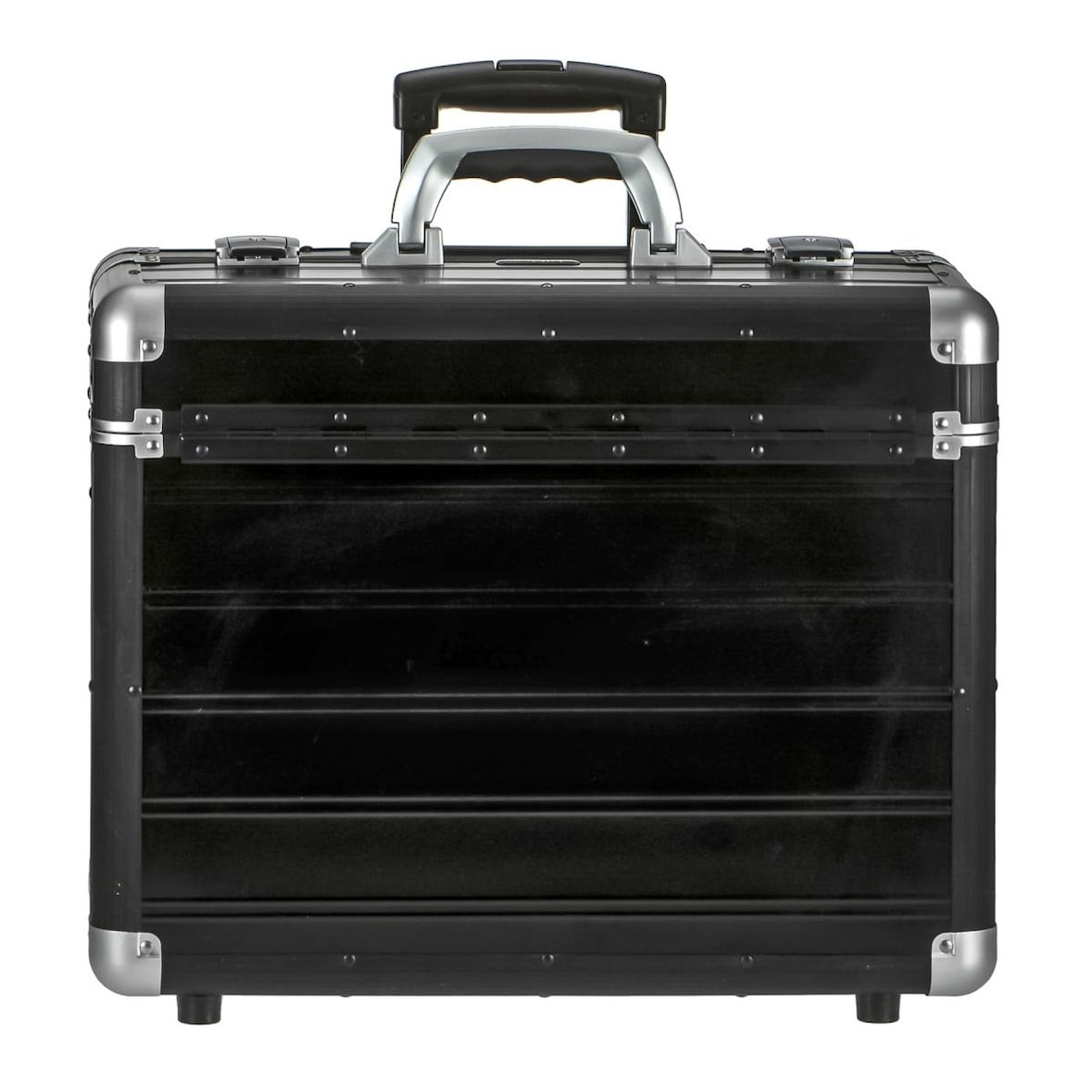 Alumaxx Pilotenkoffer Trolley Business Koffer Aktenkoffer Rollen schwarz 45166