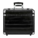 thumbnail of Alumaxx Pilotenkoffer Trolley Business Koffer Aktenkoffer Rollen schwarz 45166