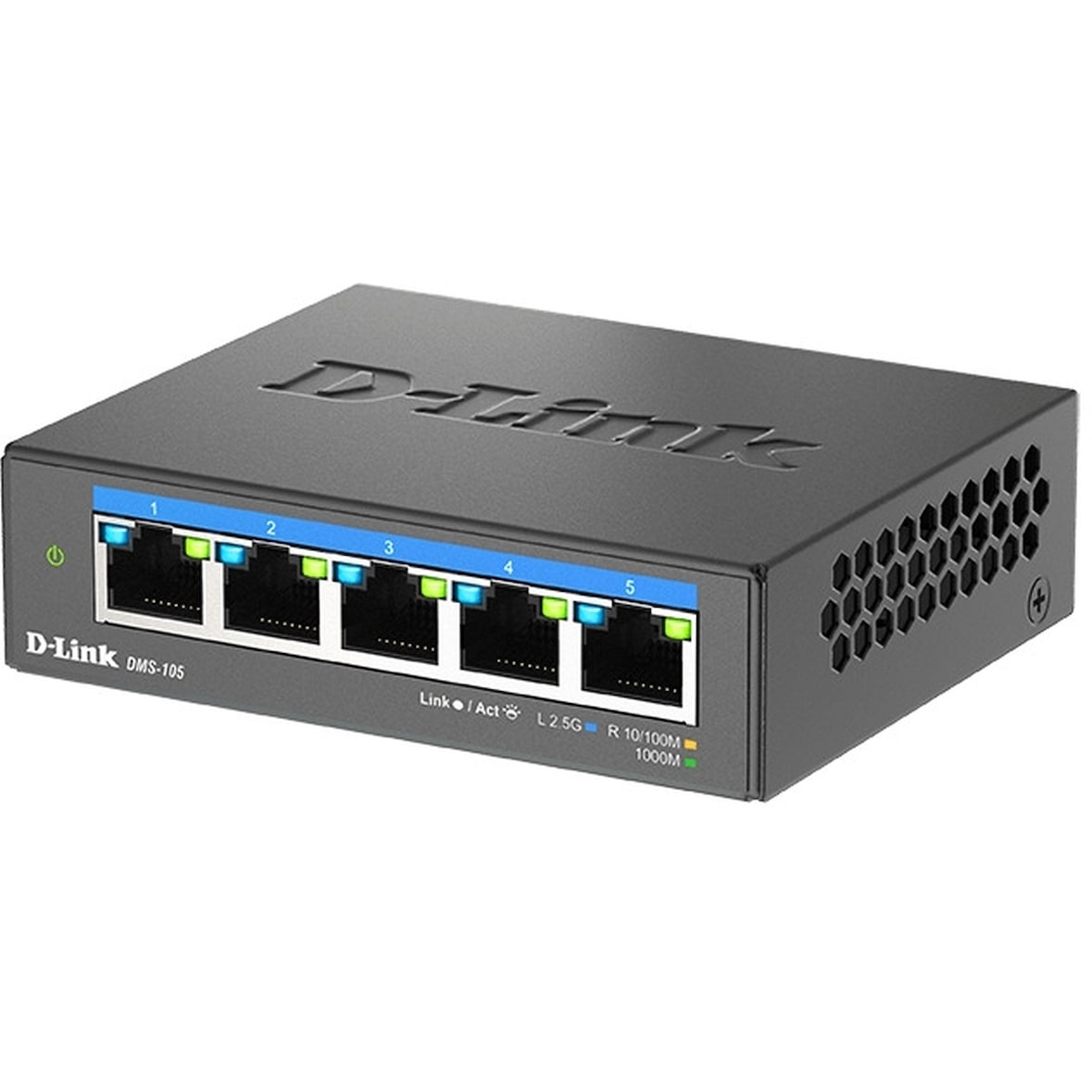 D-Link DMS-105 5-Port Multi-Gigabit Unmanaged Switch