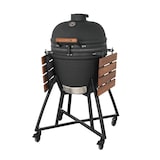 thumbnail of Tarrington House Kamado houtskoolbarbecue Naggado, Ø 47 cm, Divide&Conquer kooksysteem, opbergtafel, verrijdbaar, keramisch/roestvrij staal, mat zwart