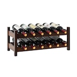 thumbnail of Helloshop26 - Adega de vinhos de 2 níveis 24 x 60,5 x 25 cm suporte robusto para 12 garrafas estilo natural bambu marrom 20_0011050