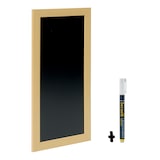 thumbnail of Securit® Woody Lavagna – Finitura in Legno Laccato – Pennarello a Gesso Bianco + Kit di Montaggio Incluso – 20x40 cm