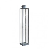 thumbnail of Lanterna portacandela da esterno in vetro e metallo Susan - 10x10x46 cm