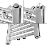 thumbnail of ECD Germany Badheizkörper 500x800 mm Chrom | Mittelanschluss, gebogen, Thermostat, Eck-/Durchgangsform