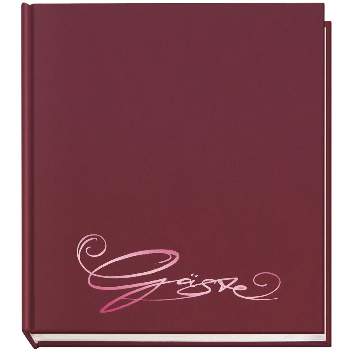 Gästebuch Classic 205x240mm 144 Seiten aubergine