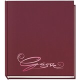 thumbnail of Gästebuch Classic 205x240mm 144 Seiten aubergine