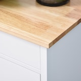 thumbnail of Carrello da Cucina Salvaspazio in Legno Bianco 66x39.5x86.5cm