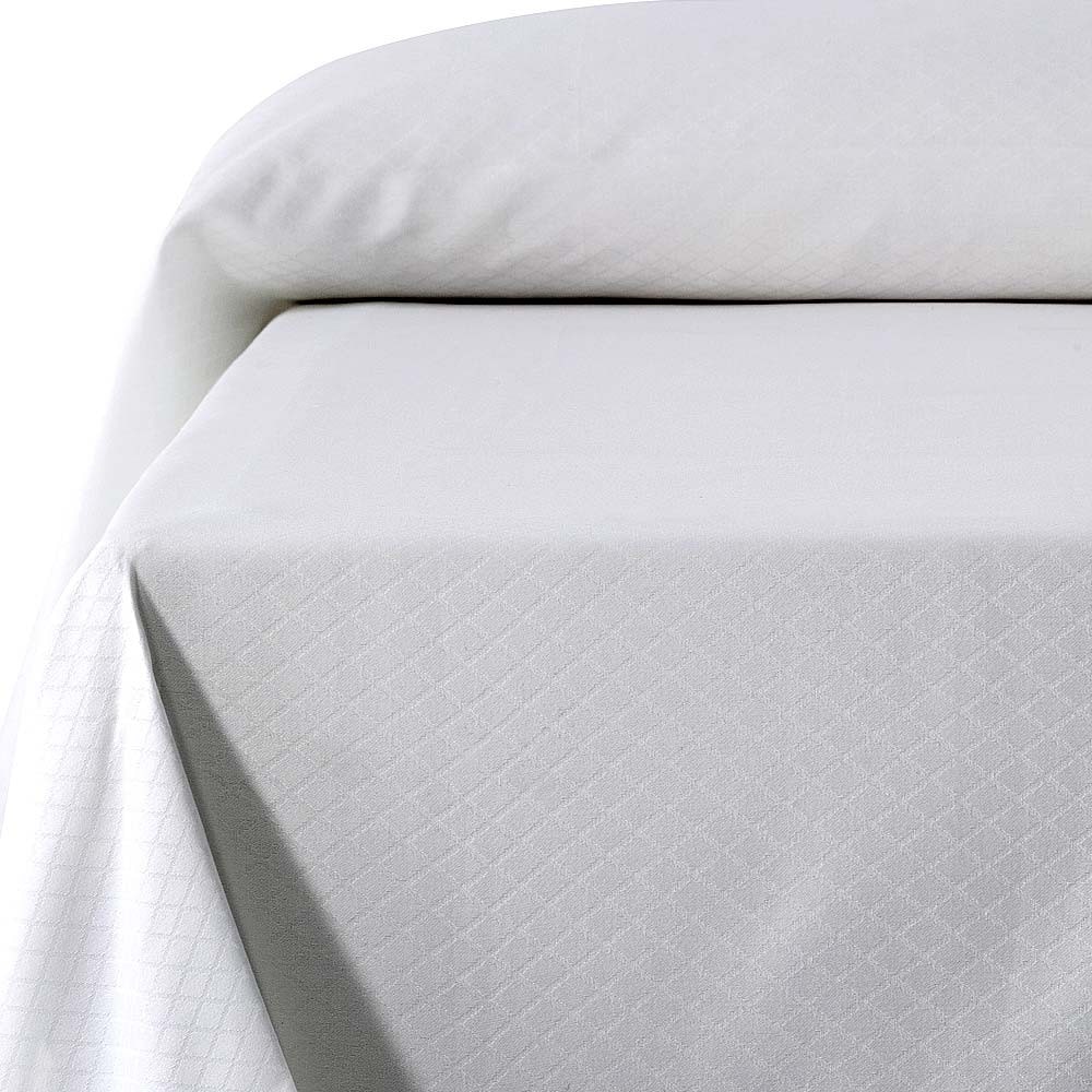 Colcha piqué blanca Hosteleria Stanfford 235x270 |Cama 135 cm
