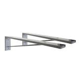 thumbnail of Plan de toilette suspendu pour vasque WILL - 60 cm - Ep. 12 cm + Equerres invisibles - Décor Chêne