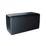 thumbnail of Prosperplast - Baul de jardin 290 litros Boxe Board de plastico en color antracita 116,6 x 47 x 59,5 cm