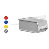 thumbnail of PROREGAL 10x Graue Sichtlagerbox 4.0 mit Abdeckung | HxBxT 15x20x35cm | 7,2 Liter | Sichtlagerbehälter, Sichtlagerkasten