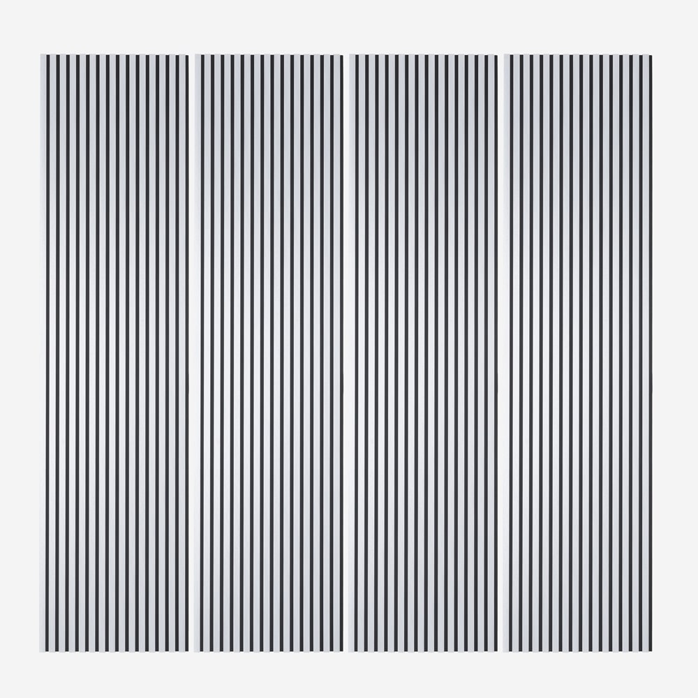4 x pannelli fonoassorbenti decorativi in legno grigio 240x60cm Kover-DW-PFA129DW