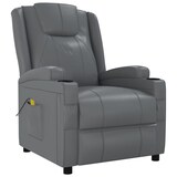 thumbnail of vidaXL Massagesessel Anthrazit Kunstleder