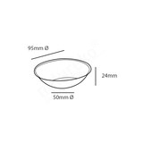 thumbnail of Natureko Palmblad sausbakje 75ml/9,5cm Ø