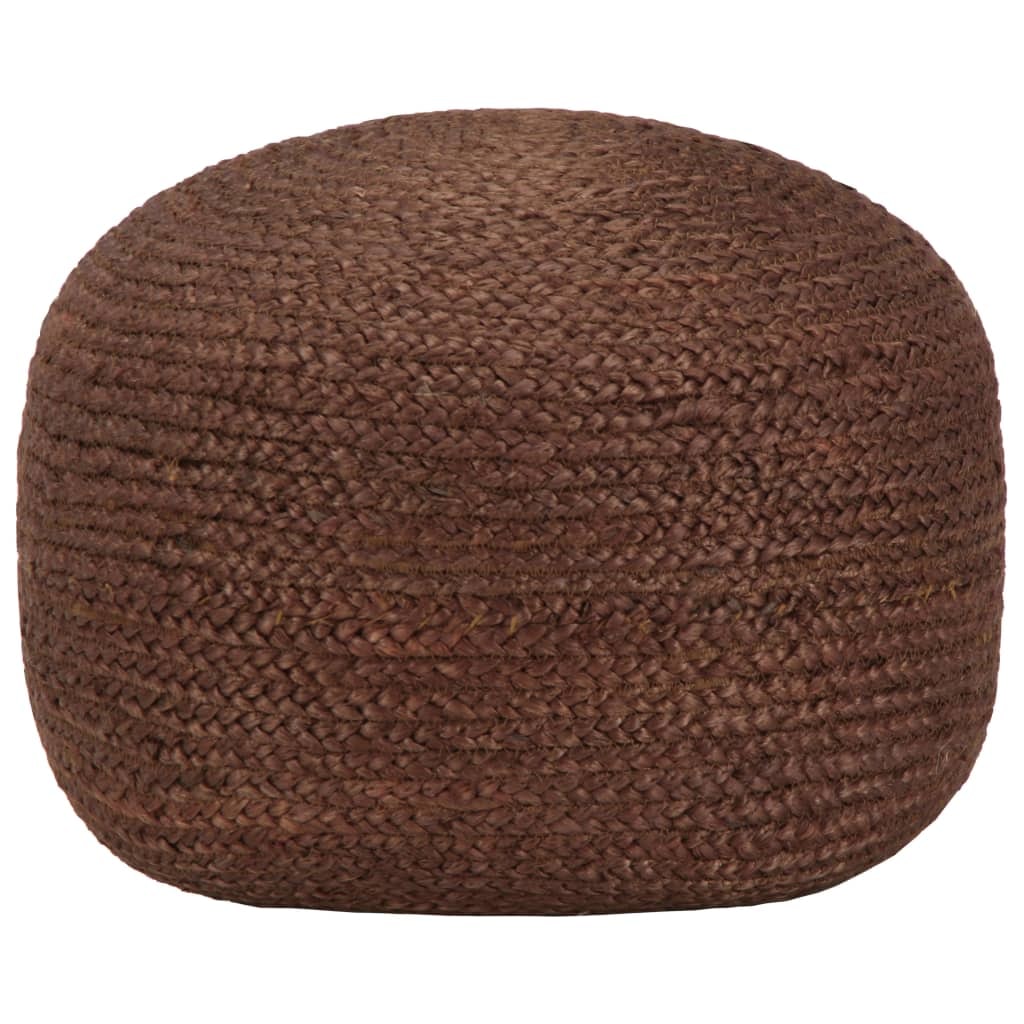 Décoshop26 - Handgefertigter brauner Jute-Pouf/Fußhocker 40 x 45 cm DEC030001