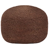 thumbnail of Décoshop26 - Handgefertigter brauner Jute-Pouf/Fußhocker 40 x 45 cm DEC030001