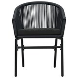 thumbnail of Helloshop26 - Ensemble de salle à manger de jardin meuble extérieur 5 pièces noir 02_0013872
