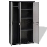 thumbnail of vidaXL Gartenschrank mit 4 Regalen Schwarz und Grau