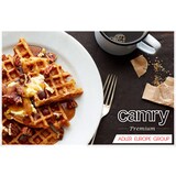 thumbnail of Camry CR 3022 Elektrisches Waffeleisen 5 herzförmige Waffeln, Antihaftbeschichtung, Temperaturkontrolle, Waffeln, 1000W, Weiß