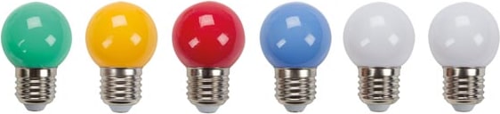 LED-Lampe, 0.6 W, 10er Pack, verschiedene Farben