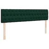 thumbnail of vidaXL Ottoman-Bett mit Matratze & LEDs Dunkelgrün 180x200 cm Samt