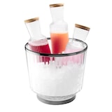 thumbnail of Wijn-/champagnekoeler -AUREO-, Ø 28 cm, H 25 cm, 10 L, polycarbonaat, gunmetal-look