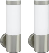 thumbnail of vidaXL Außenwandlampen 2 pcs Silber 12 x 7.5 x 27 cm Edelstahl