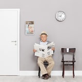 thumbnail of Relaxdays Prospekthalter A4 / DIN Lang, 2 Etagen, Acryl, Flyer Aufsteller Tisch & Wand, HBT: 27,5x24x15cm, transparent