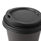 thumbnail of BIOZOYG 50 Stück Einwegdeckel Ø 90mm, schwarz  CPLA Bio Plastikdeckel Kaffeedeckel kompostierbar, biologisch abbaubar, umweltfreundlich