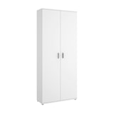 thumbnail of Dmora Armadio multiuso Forcola, Mobile multifunzione portascope, Guardaroba a 2 ante, 78x35h190 cm, Bianco