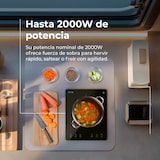 thumbnail of Placa de Inducción Portátil EVVO V26 Trip, 2000W, Control táctil, Ajuste de potencia y temperatura, Temporizador