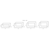 thumbnail of King Home Mensola rettangolare stondata set 4 PZ in MDF portata 5 kg a ripiano arancio