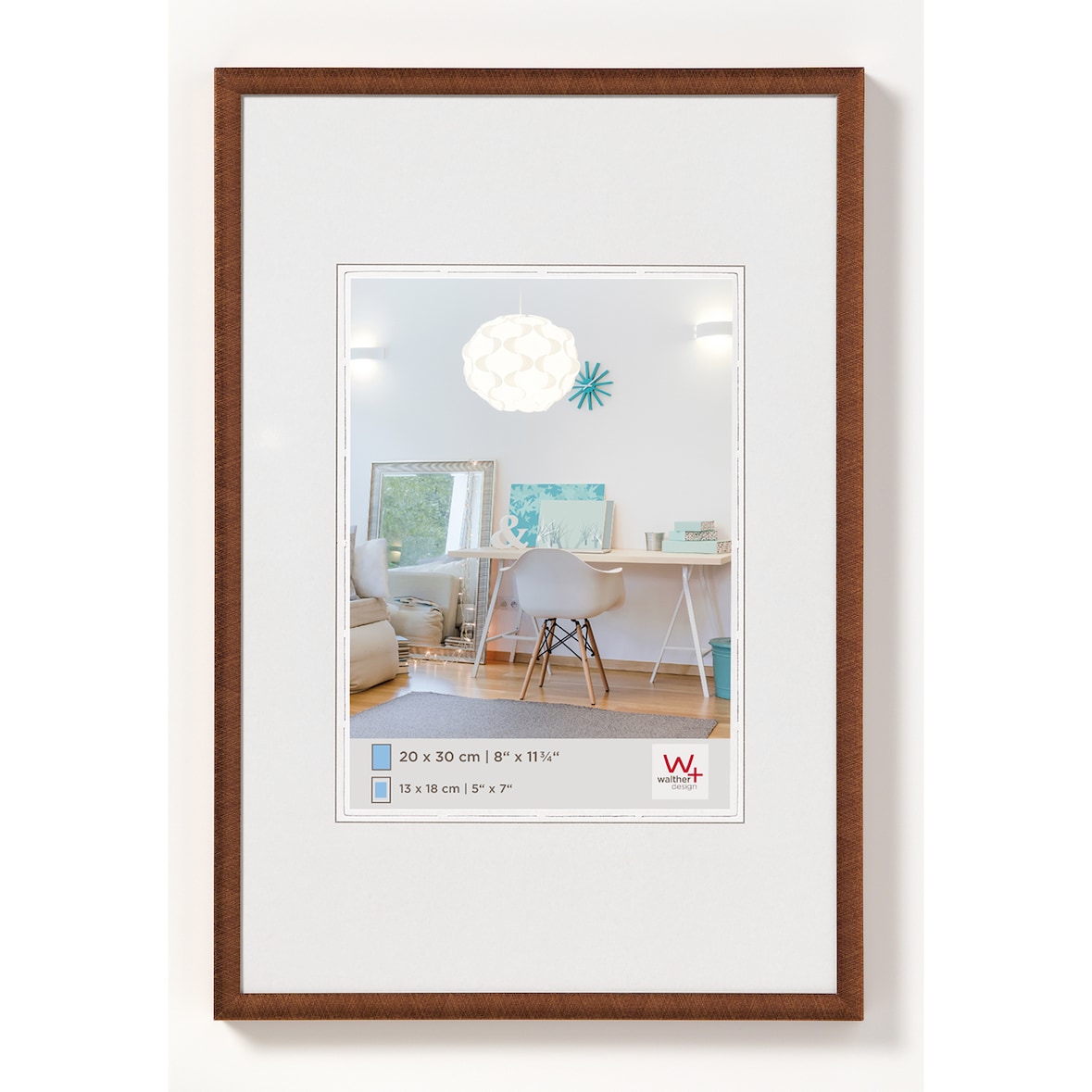 New Lifestyle Kunststoff Bilderrahmen 013X018 BRONZE