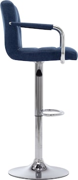 thumbnail of vidaXL Barhocker 2 Stk. Blau Stoff
