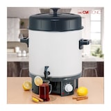 thumbnail of Clatronic EKA 3338 Dispensador Bebidas Calientes, Olla Eléctrica Conservas, 25L, Grifo, Acero Inox., Hervidor, Blanco, 1800W