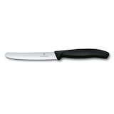 thumbnail of Victorinox Tomatenmesser Swiss Classic 11cm, rund, mit extra scharfem Wellenschliff, schwarz