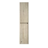 thumbnail of Badezimmer Wandschrank Offwhite 140x30x24 cm mit 2 Türen, verstellbaren Innenböden, Soft Close Scharnieren, Holzoptik aus Sperrholz