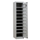 thumbnail of PROREGAL Postverteilerschrank Crane | HxBxT 180x40x50 cm | Grau