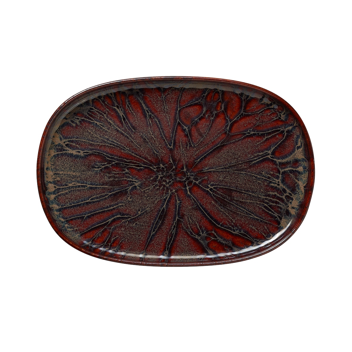 ROCKZZERO® - Platte, 33 x 23 cm, Set á 4 Stück, amazonas, Steinzeug