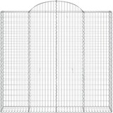 thumbnail of vidaXL Gabionen mit Hochbogen 4 Stk. 200x50x180/200cm Verzinktes Eisen