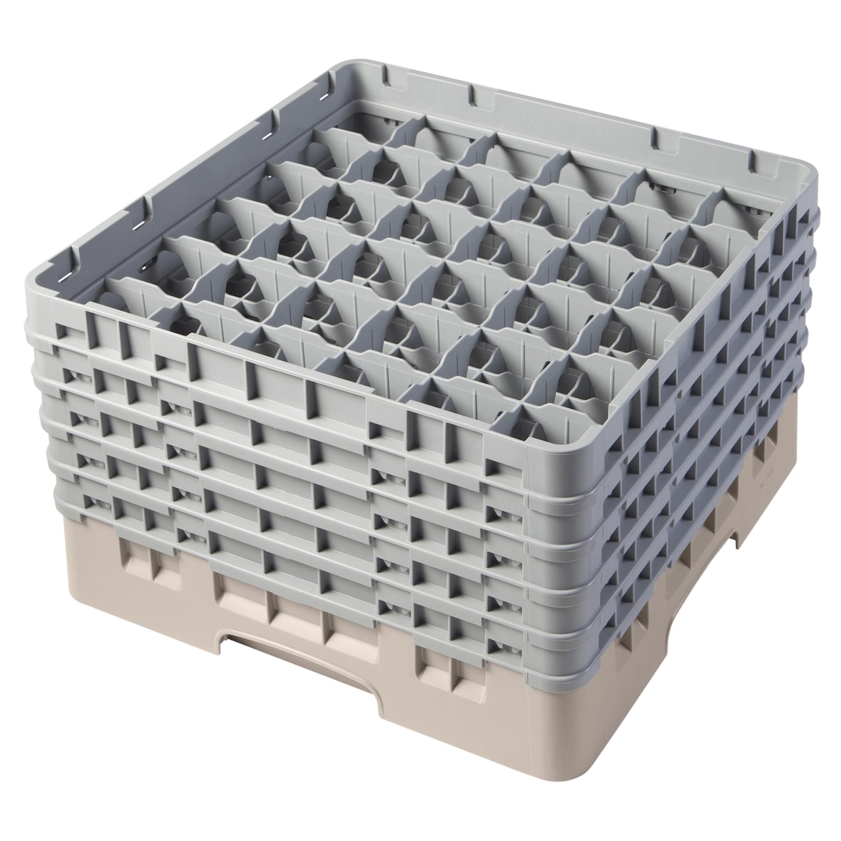 Vaatwaskorf met 36 compartimenten | Max hoogte 25,7cm | 500x500x308(h)mm
