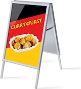 thumbnail of Showdown Kundenstopper - DIN A1 - Komplett-Set - Currywurst - Schwarz/Gelb/Rot
