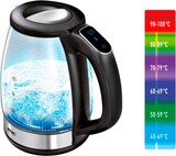 thumbnail of MPM MCZ-100 Hervidor Agua Eléctrico 1,5L, Jarra Cristal, Control Temperatura, Resistencia Oculta, Base 360º, Transparente, 2200W