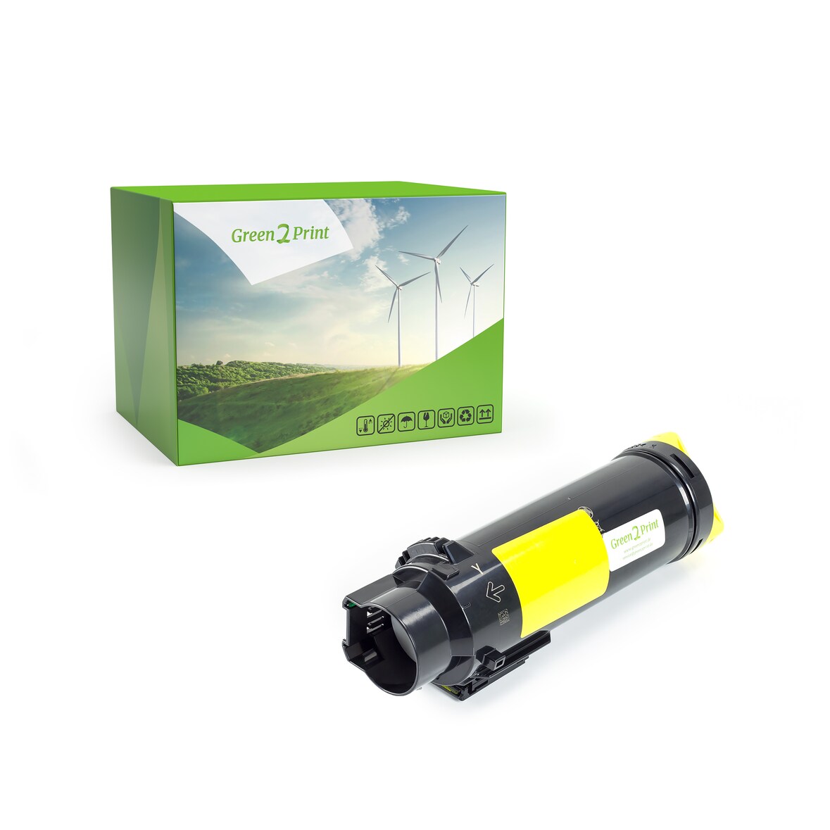 Green2Print Toner gelb ersetzt Dell 593-BBRY passend für Dell S2825CDN, H625CDW, H825CDW