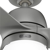 thumbnail of Outdoor Deckenventilator Seawave Silber mit Licht 132