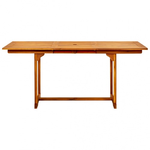 Garten-Esstisch Massivholz Akazie V1 | vidaXL : Größe - 170 x 80 x 75 cm