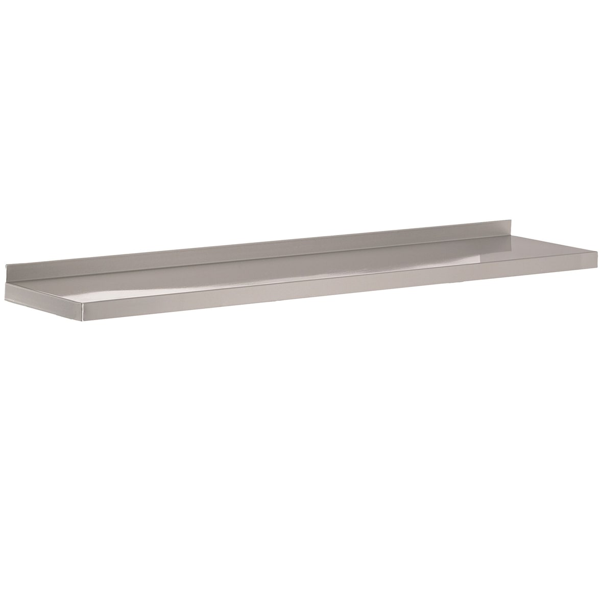 Estante de pared Combisteel Rfs con soportes incluidos, fabricado en acero inoxidable AISI 430, 600x300x36 mm