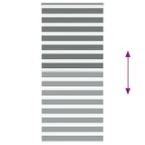 thumbnail of vidaXL Doppelrollo Dunkelgrau 110x230 cm Stoffbreite 105,9 cm Polyester