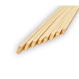 thumbnail of 100x bastoncini di legno appuntiti quadrati 400x4x4 mm spiedini per barbecue spiedini per shish kebab