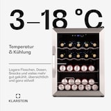 thumbnail of Coachella 60 Smart Getränkekühlschrank | WiFi-Steuerung | Edelstahl-Design | 60 L Silber